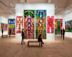 The museum is seen filled with ample tourists who travel from around the world to experience the beauty of the artwork present in the Moderna Museet a